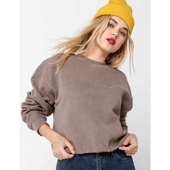 Urban Outfitters Sweaters - BDG Urban Outfitters Bubble Hem Crop Sweatshirt NEW Size Small